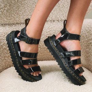 Dr. Martens Blaire Patent Leather Sandals